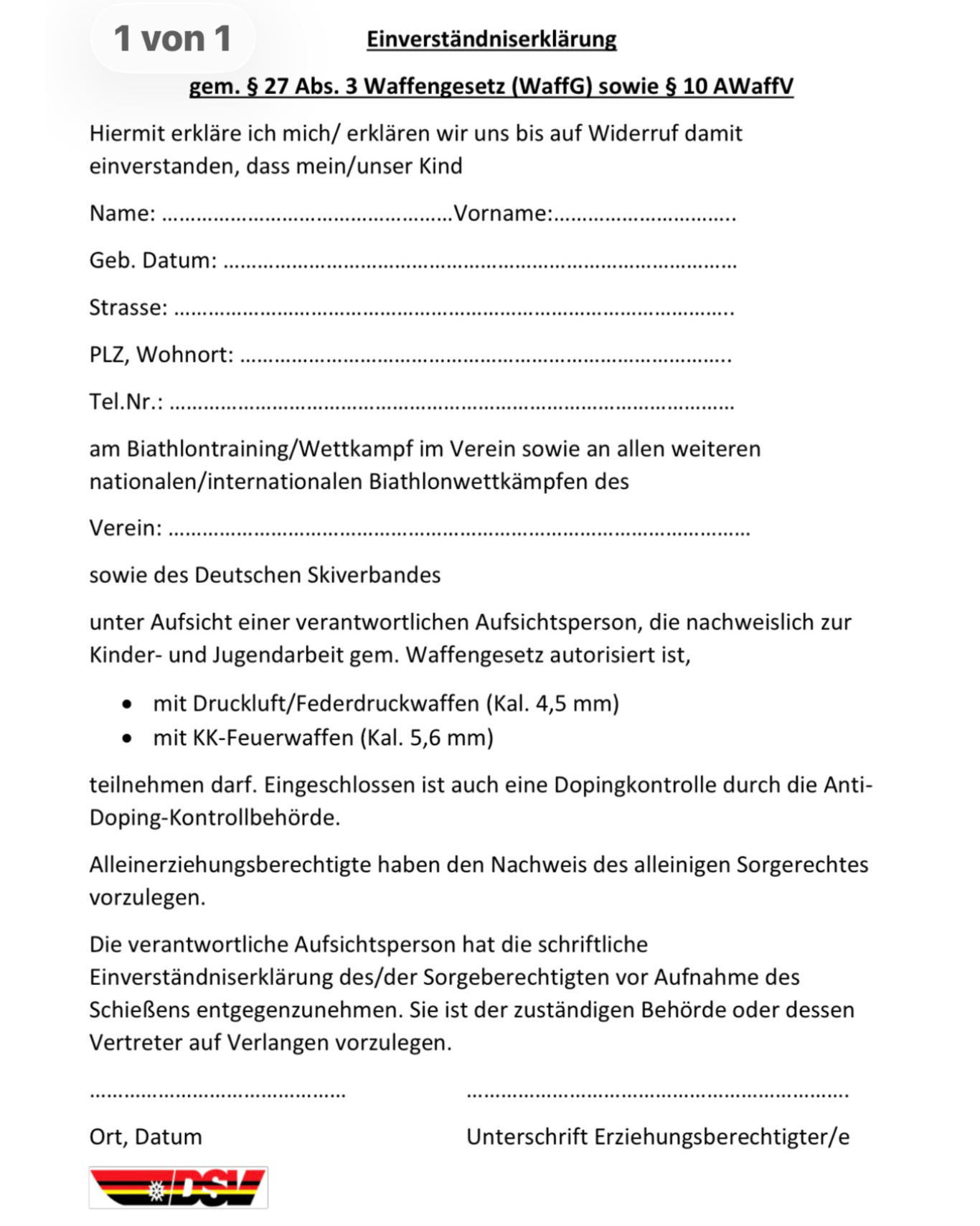 minderjährige schießen ohne eltern